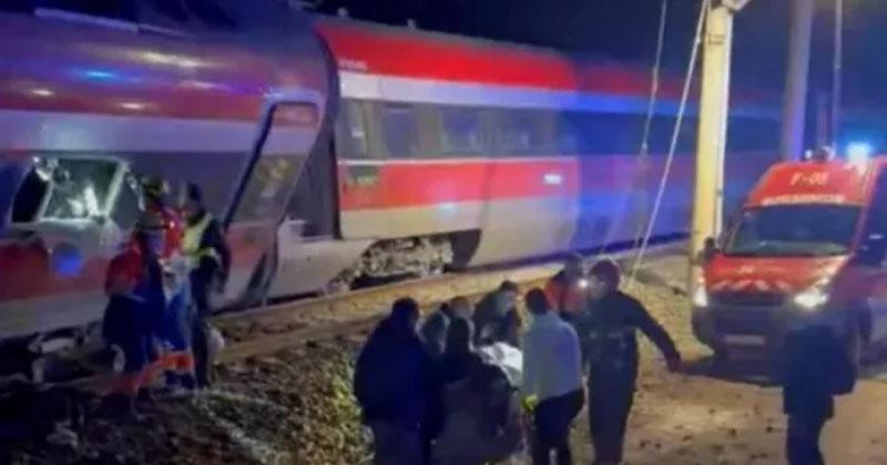 স্পেনে দুই ট্রেনের সংঘর্ষে প্রাণহানি ২১ 10 spain accidient