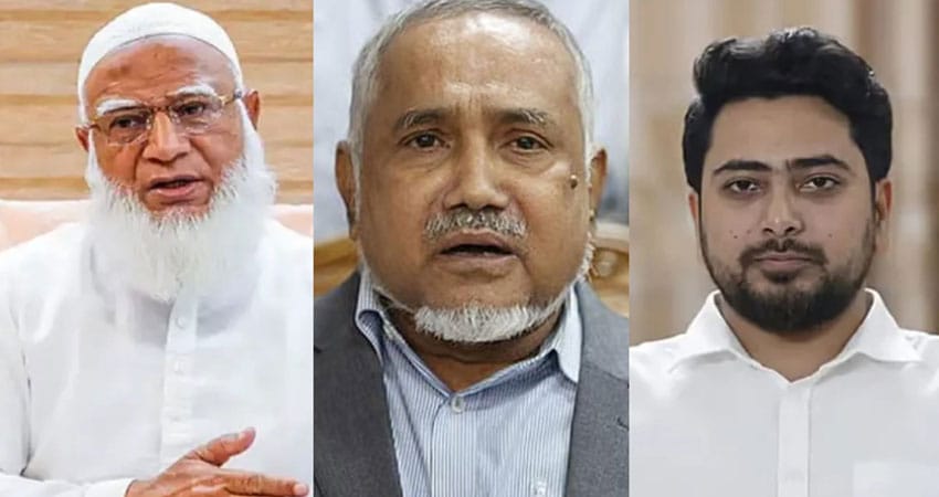 সংসদে বিরোধীদলীয় নেতা শফিকুর রহমান, উপনেতা তাহের, চিফ হুইপ নাহিদ