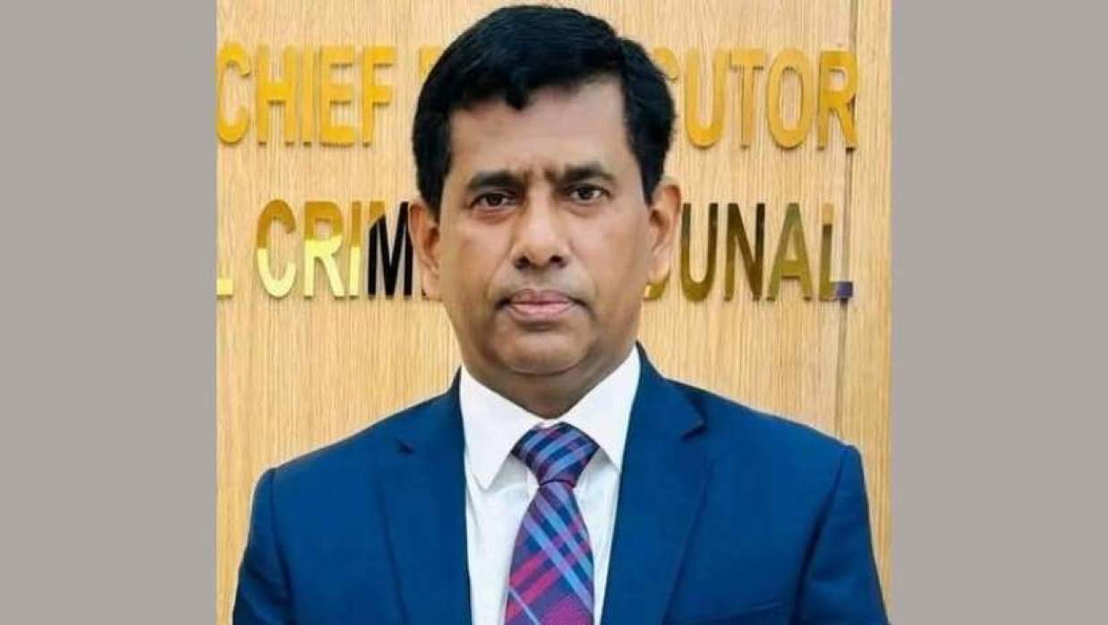 আইসিটির প্রধান প্রসিকিউটর তাজুল ইসলাম