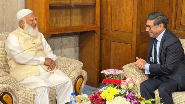 ভারতের পররাষ্ট্র সচিব বিক্রম মিশ্রির সঙ্গে বৈঠকে ডা. শফিকুর রহমান