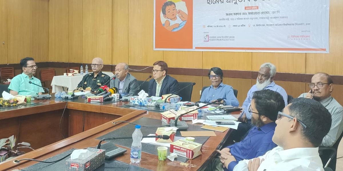 স্বাস্থ্য অধিদপ্তরের সতর্কবার্তা: টিকার বাইরে থাকায় বাড়ছে হাম 1 ছবি : সংগৃহিত